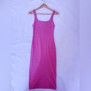 Pink fitted Zara dress
